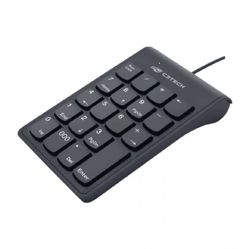 Teclado Numérico USB Preto C3Tech - KN-12BK