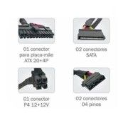 Fonte SFX K-MEX 200W com Cabo de Força (Para Gabinetes NFX SLIM M03 e K-MEX SLIM final xxT7 e K-MEX Final 01R2) - PB-200CNF