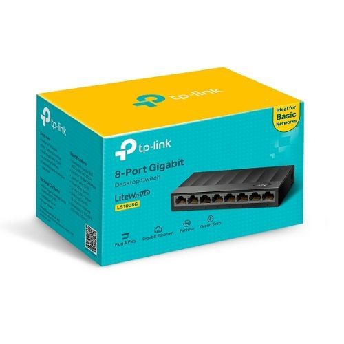 Switch 08 Portas 10/100/1000 TP-Link LS1008G