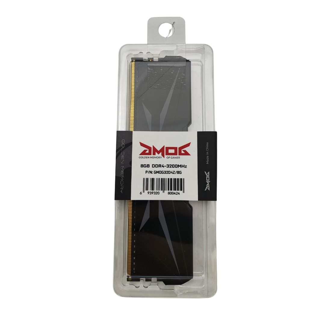 Memória Gamer DDR4 8GB 3200MHz Black Gmog - GMOG32D4Z/8G