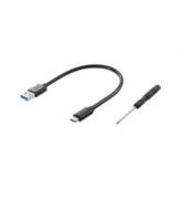 Case Externo USB C 3.1 para SSD NVMe Acrílico Transparente GV Brasil - GVT.42301