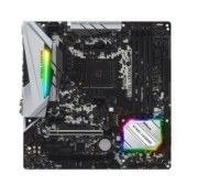 M1331 - Placa Mãe AM4 ASRock B450M STEEL LEGEND ( 4x DDR4 / 1x PCI-e 3.0 x16 / 2x PCI-e 2.0 x1 / 1x M.2 / 4x USB A 3.2 / 1x USB C 3.2 / 2x USB 2.0 / 1x DisplayPort / 1x HDMI / 1x PS2 / RAID ) <b>Compatível com os Proc AMD Ryzen 3ª, 4ª e 5ª Gerações AM4</b