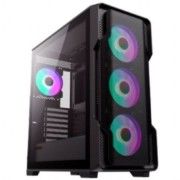 Gabinete Gamer GAMEMAX Siege Black Lateral Vidro (Sem Fan/Controladora - Sem Fonte)