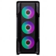 Gabinete Gamer GAMEMAX Siege Black Lateral Vidro (Sem Fan/Controladora - Sem Fonte)