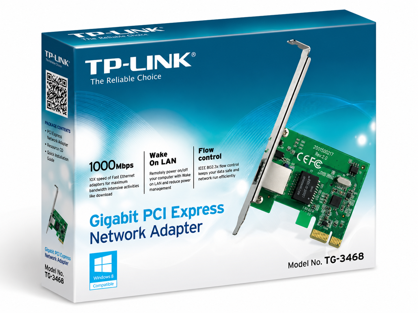 Placa de Rede PCI-E x1 10/100/1000 TP-Link TG-3468
