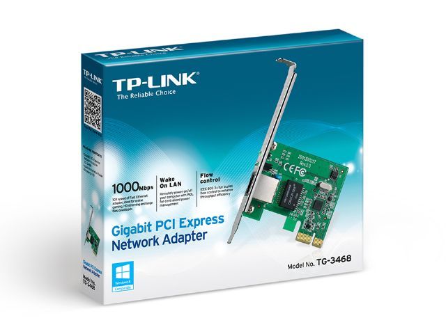 Placa de Rede PCI-E x1 10/100/1000 TP-Link TG-3468
