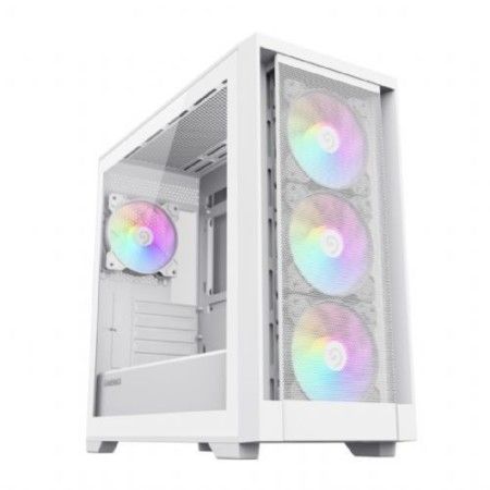 Gabinete Gamer GAMEMAX DEFENDER MW - Branco (Sem Fan Cooler e Sem Fonte)