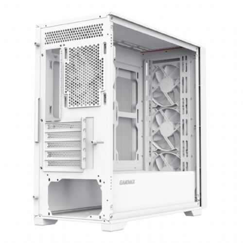 Gabinete Gamer GAMEMAX DEFENDER MW - Branco (Sem Fan Cooler e Sem Fonte)