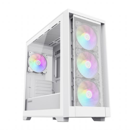 Gabinete Gamer GAMEMAX DEFENDER MW - Branco (Sem Fan Cooler e Sem Fonte)