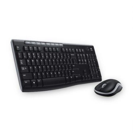 Kit Teclado e Mouse Sem Fio USB Logitech Mk270