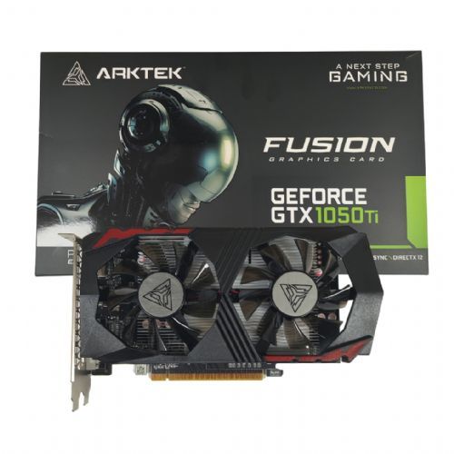 Placa de Vídeo Nvidia GeForce GTX1050ti 4GB DDR5 128Bits Arktek ( 1x HDMI / 1x DVI-D / 1x Displayport ) - AKN1050TID5S4GH1
