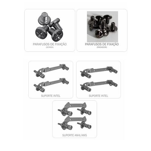 Water Cooler ARGB 240mm Preto K-MEX - WAC9