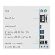 M1700 Placa Mãe LGA1700 ASUS PRIME H610M-CS D4 ( 2x DDR4 / 1x PCIe 4.0/3.0 x16 / 1x PCIe 3.0 x1 / 2x USB 3.2 / 4x USB 2.0 / 1x VGA / 1x HDMI / 2x PS2 ) <b>Compatível com os processadores Intel 12ª, 13ª e 14ª Gerações LGA1700</b>