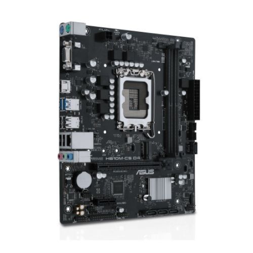 M1700 Placa Mãe LGA1700 ASUS PRIME H610M-CS D4 ( 2x DDR4 / 1x PCIe 4.0/3.0 x16 / 1x PCIe 3.0 x1 / 2x USB 3.2 / 4x USB 2.0 / 1x VGA / 1x HDMI / 2x PS2 ) <b>Compatível com os processadores Intel 12ª, 13ª e 14ª Gerações LGA1700</b>