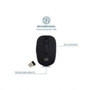 Mouse USB Sem Fio 1600dpi Preto Multilaser - MO277