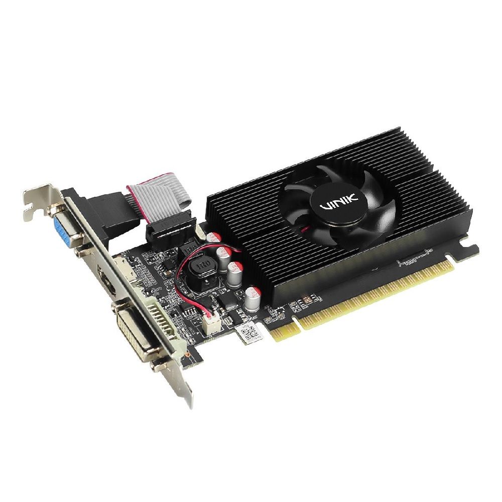 Placa de Vídeo NVidia GeForce GT610 2GB DDR3 64Bits Perfil Baixo Vinik - (1x VGA/1x HDMI/1x DVI-D)