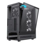 Gabinete Gamer GAMEMAX Storm2 AB Black Lateral Vidro (Sem Fan/Controladora - Sem Fonte)
