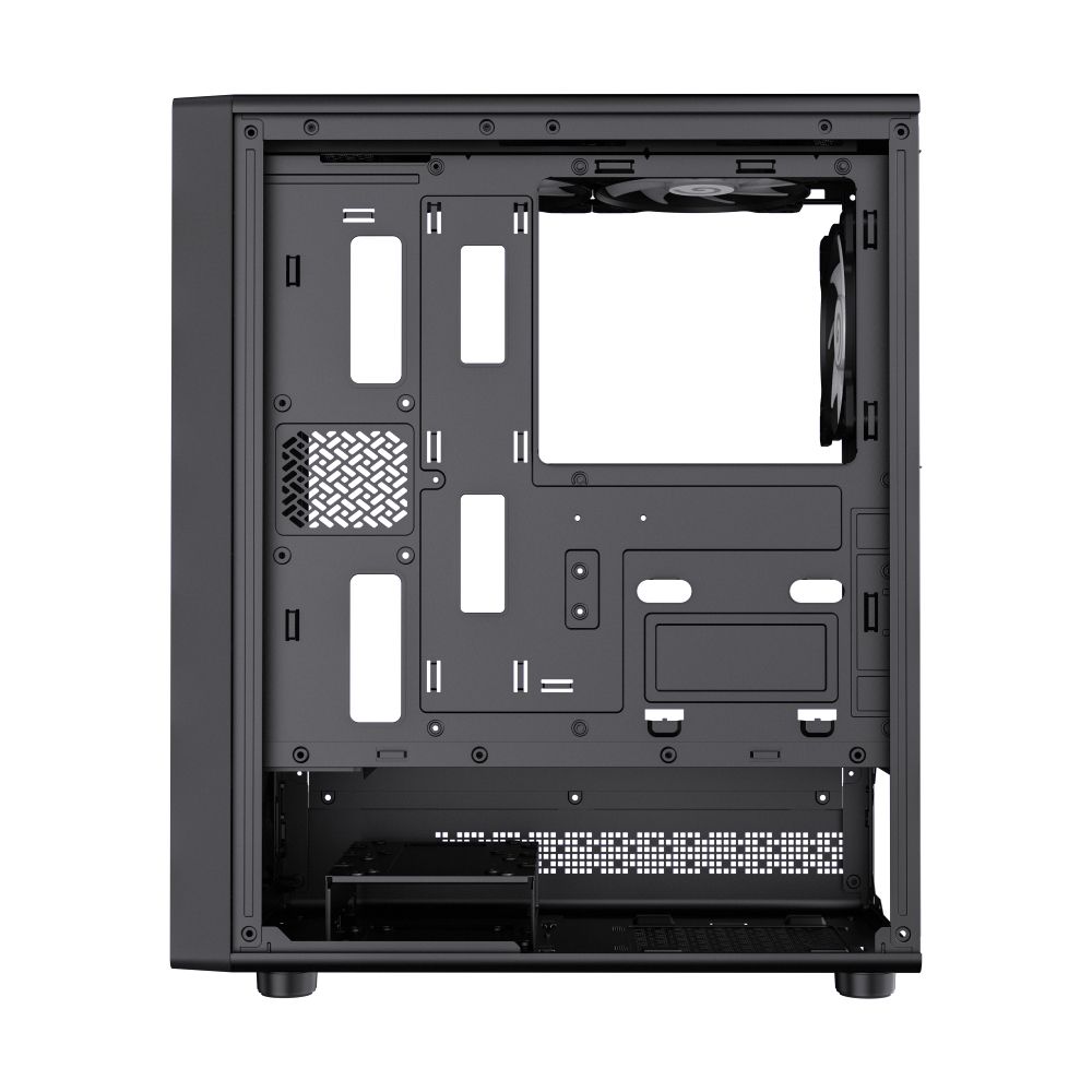 Gabinete Gamer GAMEMAX Storm2 AB Black Lateral Vidro (Sem Fan/Controladora - Sem Fonte)