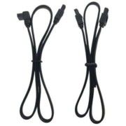 Cabo Flat SATA com 02 Conectores 45cm (Pacote com 02 Unidades)