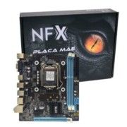 M1150 - Placa Mãe LGA1150 NFX H81 DDR3 Gigabit (2x DDR3 / 1x PCI-E x16 / 1x PCI-E x1 /  1x M.2 / 4x USB 2.0 / 2x USB 3.0 / 1x VGA / 1x HDMI) <b>Compatível com os processadores Intel 4ª Geração LGA1150</b>