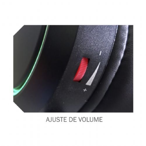 Fone com Microfone GAMER K-MEX RGB LED - AR43