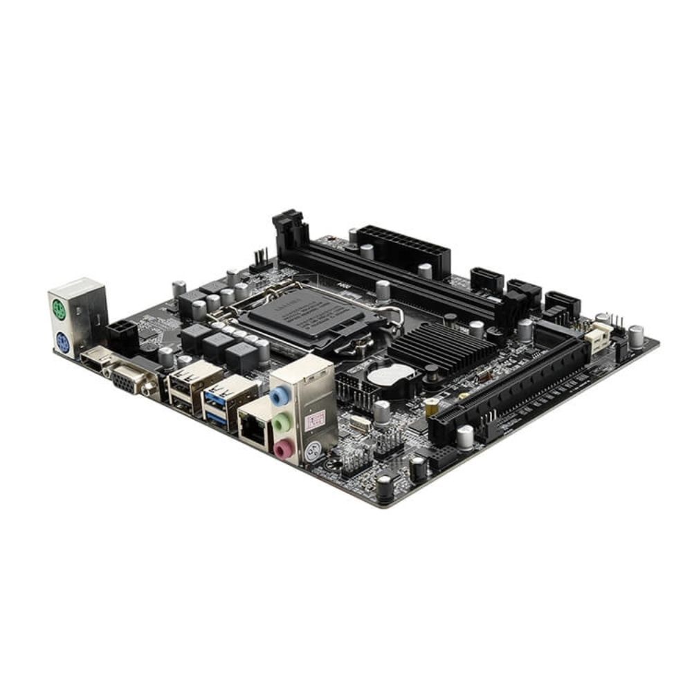 M1151 Placa Mãe LGA1151 Arktek AK-H310M EG ( 2x DDR4 / 1x PCIe 3.0 x16 / 2x USB 3.1 / 2x USB 2.0 / 1x HDMI / 1x VGA / 1x M.2 / 1x Serial / 2x PS2 ) - Compatível com os processadores Intel 8ª e 9ª Gerações LGA1151