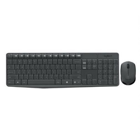 Kit Teclado e Mouse Sem Fio USB Logitech MK235