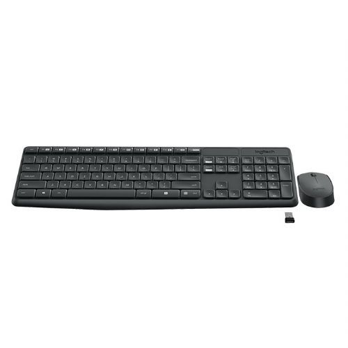 Kit Teclado e Mouse Sem Fio USB Logitech MK235