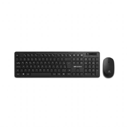 Kit Teclado e Mouse USB Sem Fio C3Tech K-W20BK Preto