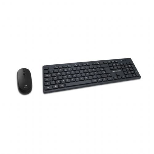 Kit Teclado e Mouse USB Sem Fio C3Tech K-W20BK Preto