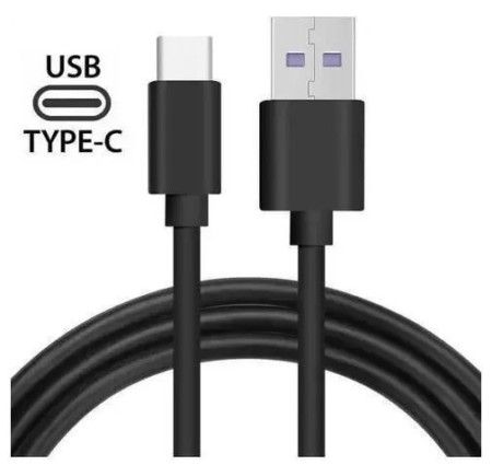 Cabo USB A Macho X USB Tipo C 1,00 m V2.1 Preto GV Brasil - CBU.1401