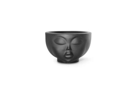 Vaso Face Menina 13 - Preto c/1 un.