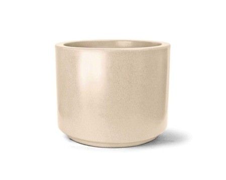 Vaso Classic Cilindrico Baixo 40 - Areia c/1 un.