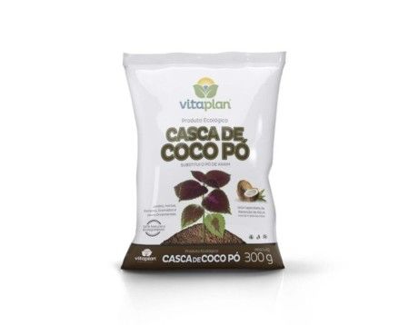 Casca De Coco Em Po 300 G - Unica c/20 un.