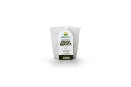 Pedra Branca Pequena 800 G - Pote - Unica c/6 un.