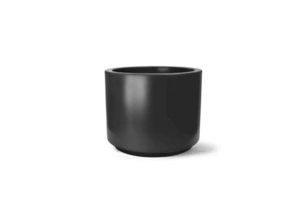 Vaso Classic Cilindrico Baixo 32 - Preto c/1 un.