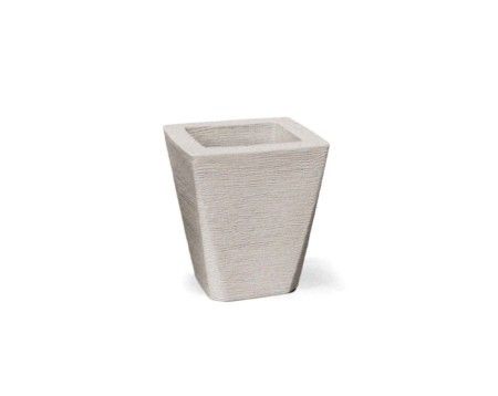 Vaso Grafiato Trapezio 35 - Cimento c/1 un.