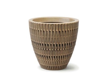 Vaso Bambu Redondo 40 - Envelhecido c/1 un.