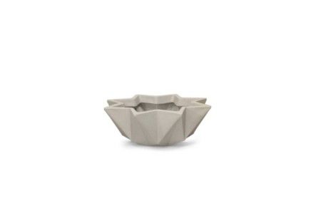 Vaso Origami 23 - Cimento c/1 un.