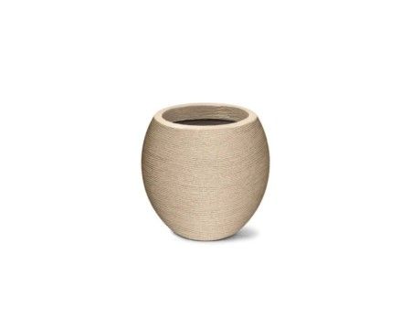 Vaso Grafiato Oval 26 - Areia c/1 un.