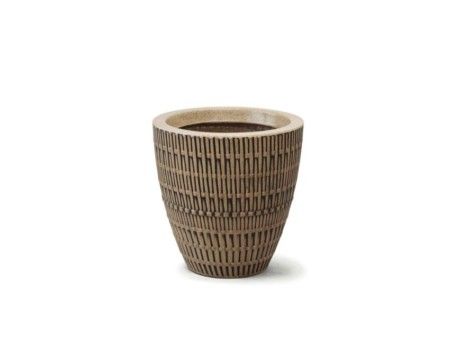 Vaso Bambu Redondo 30 - Envelhecido c/1 un.