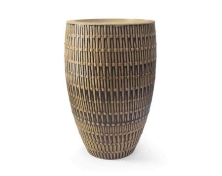 Vaso Bambu Oval 75 - Envelhecido c/1 un.