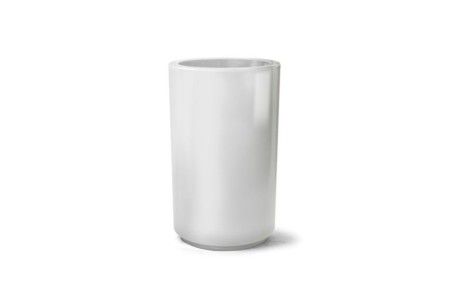 Vaso Prime Classic Cilindrico 55 - Branco Cristal c/1 un.