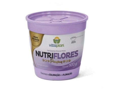 Fert. Nutriflores 500 Grs Pote - Unica c/6 un.