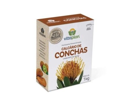 Calcario De Conchas 1 Kg - Unica c/6 un.