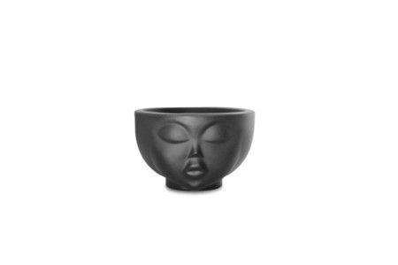 Vaso Face Menina 09 - Preto c/1 un.