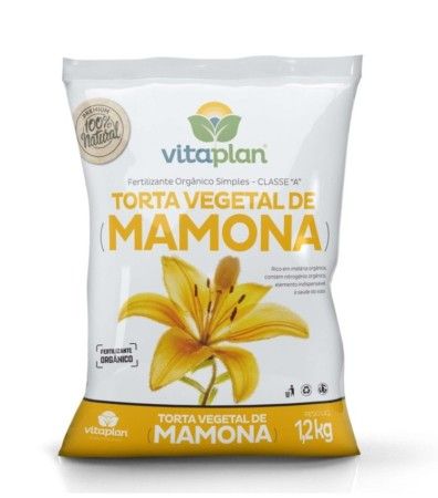 Fert. Torta De Mamona 1,2 Kg Saco - Unica c/10 un.