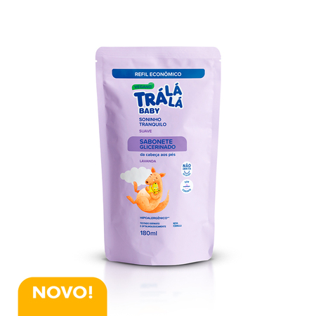 Sabonete Liquido Tra Lá Lá baby Suave Refil (180 ml)