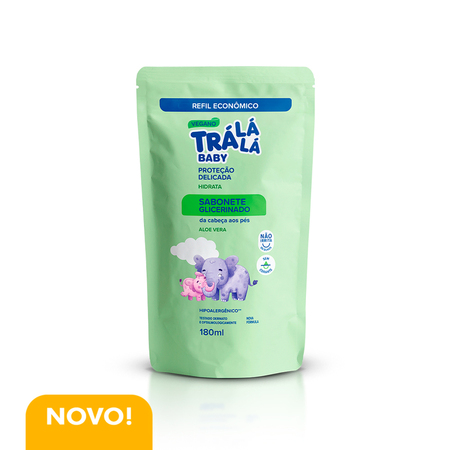 Sabonete Liquido Tra Lá Lá baby Hidrata Refil (180 ml)