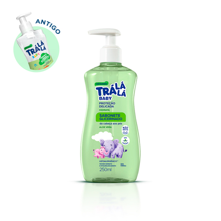 Sabonete Líquido da Cabeça aos Pés Hidrata 250ml Tra la la